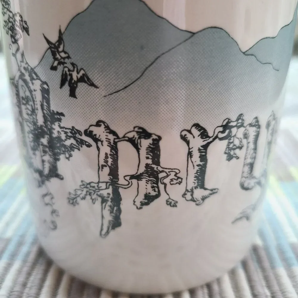 Vintage Opryland Coffee Mug Nashville, Tennessee TN Great Smoky Mountains Trees